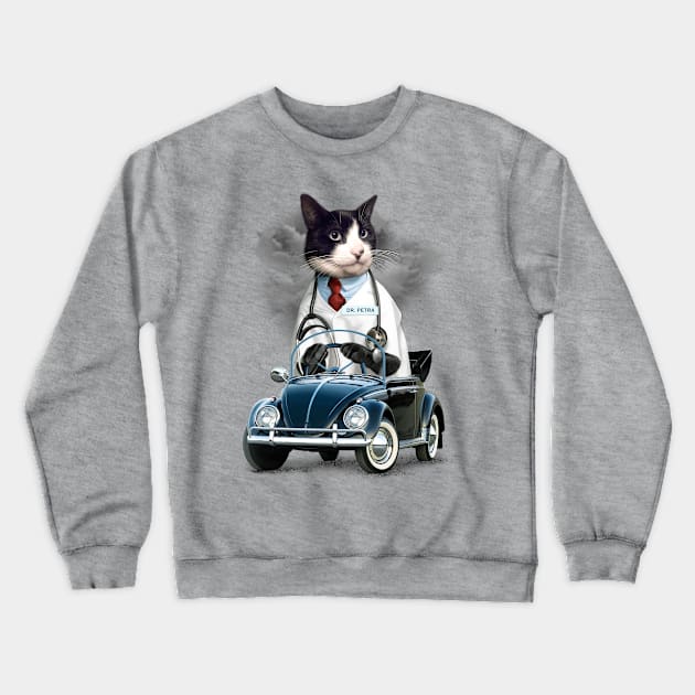 DR. PETRA Crewneck Sweatshirt by ADAMLAWLESS